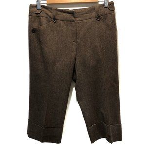 Sisley Trademark Brown Knee Length Bermuda Shorts Size Small